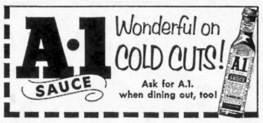 A. 1. SAUCE
SATURDAY EVENING POST
04/09/1955
p. 129