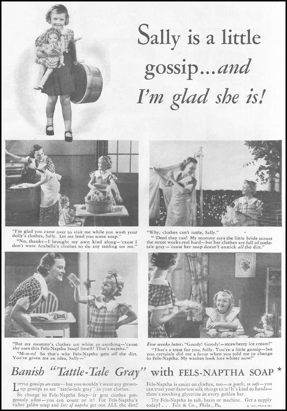 FELS-NAPTHA SOAP
GOOD HOUSEKEEPING
12/01/1935
p. 99