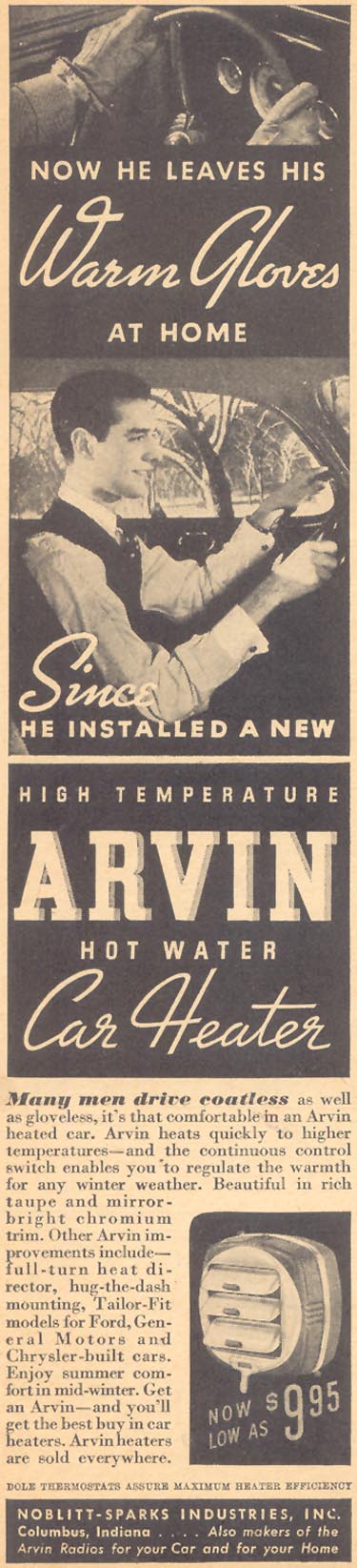 ARVIN HOT WATER CAR HEATER
LIBERTY
11/28/1936
p. 42