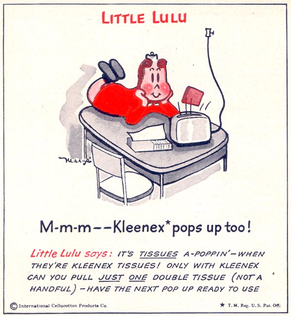 KLEENEX TISSUES
WOMAN'S DAY
05/01/1949
p. 126