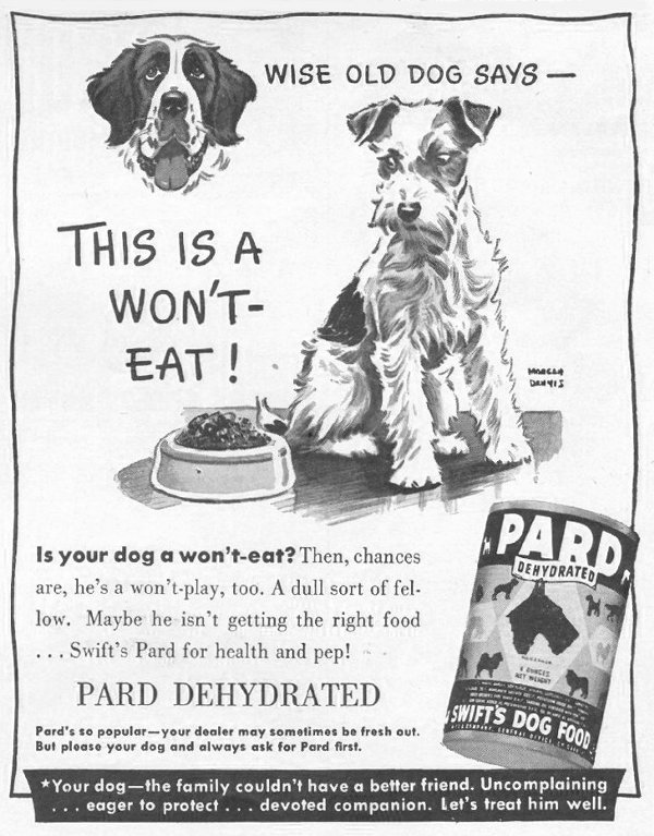 PARD DOG FOOD
LIFE
10/25/1943
p. 91