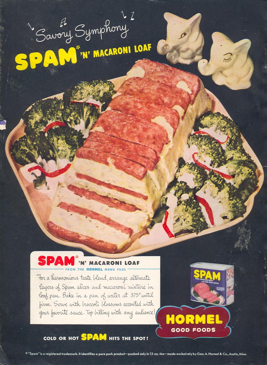 SPAM
WOMAN'S DAY
05/01/1946
BACK COVER