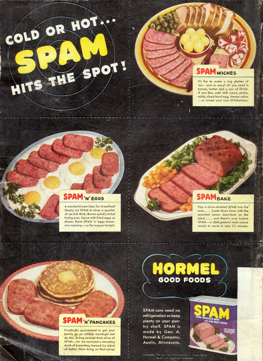 SPAM
TIME
12/28/1942
BACK COVER
